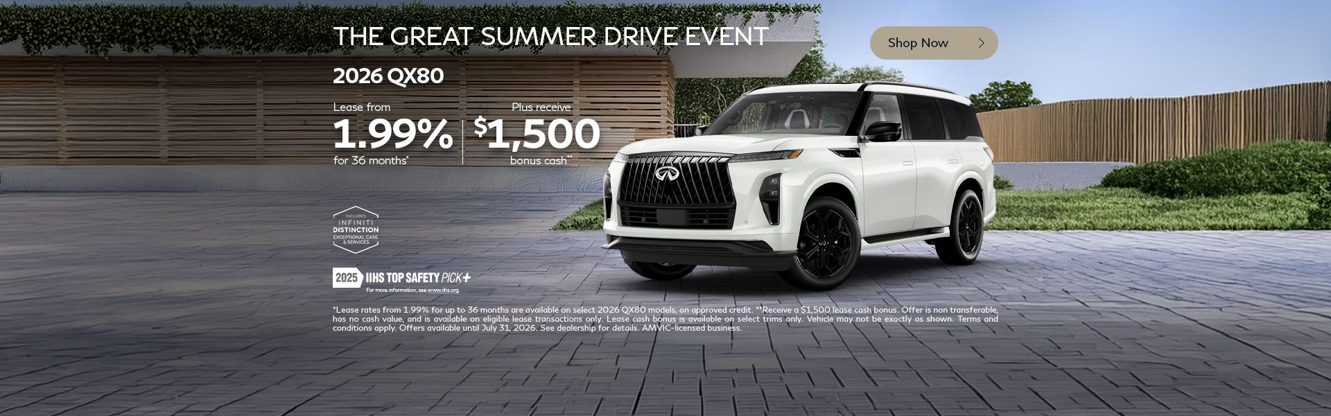 The Great Summer Drive Event | 2026 QX80