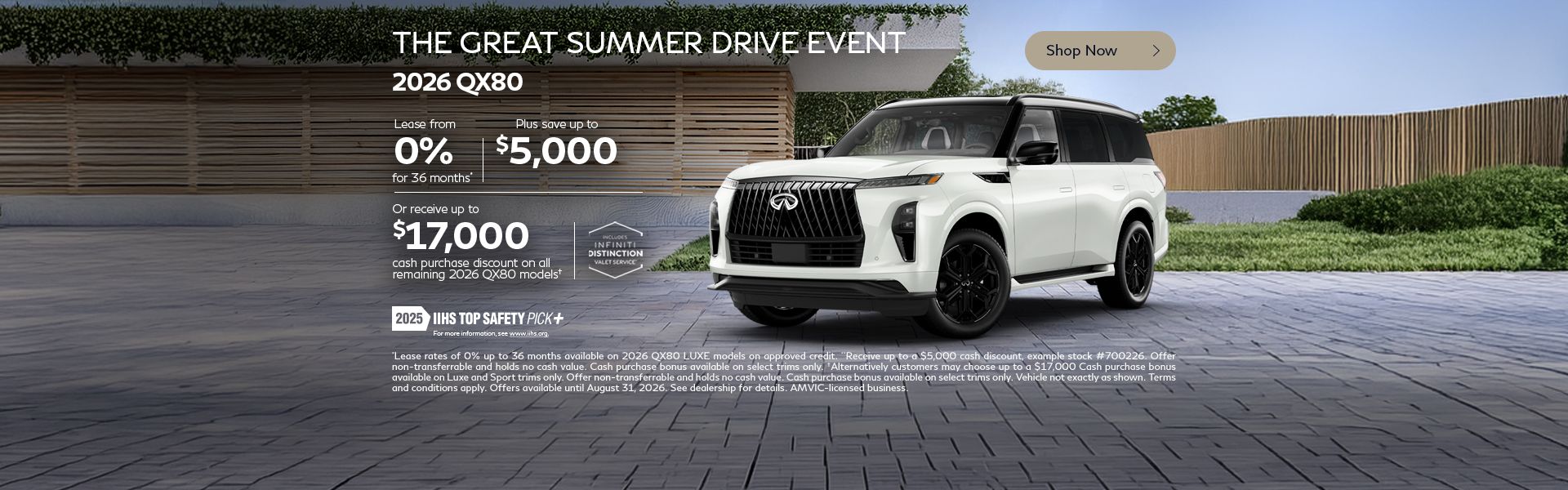 The Great Summer Drive Event | 2026 QX80