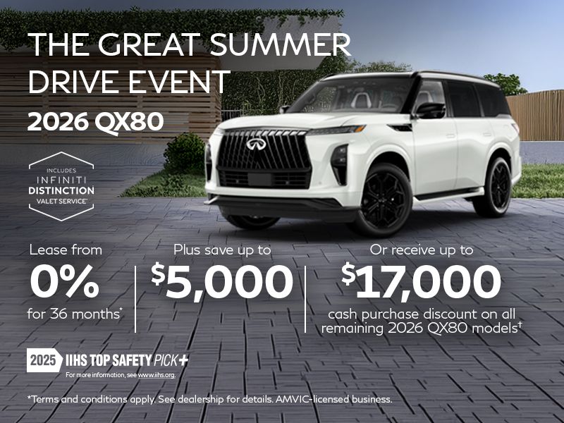 The Great Summer Drive Event | 2026 QX80