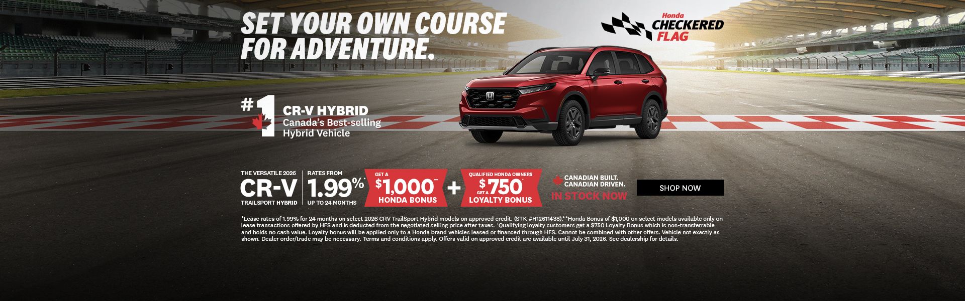 Honda Checkered Flag | 2026 CR-V