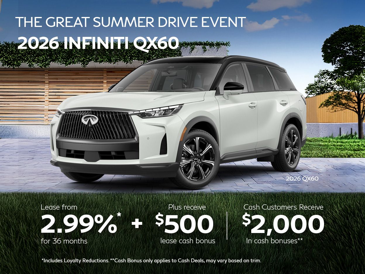 2026 QX60 - July Offers