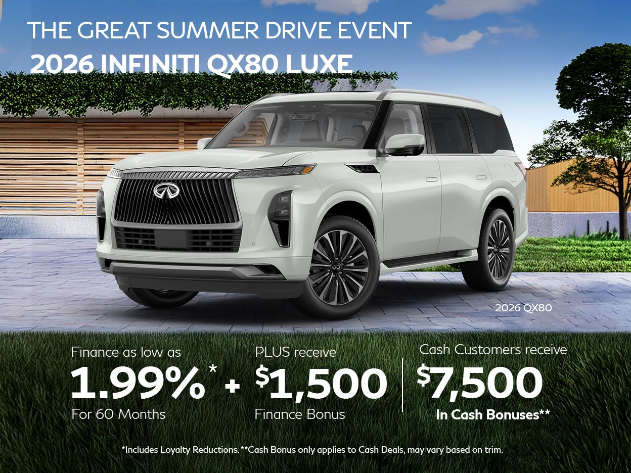 2026 QX80 - July Offers