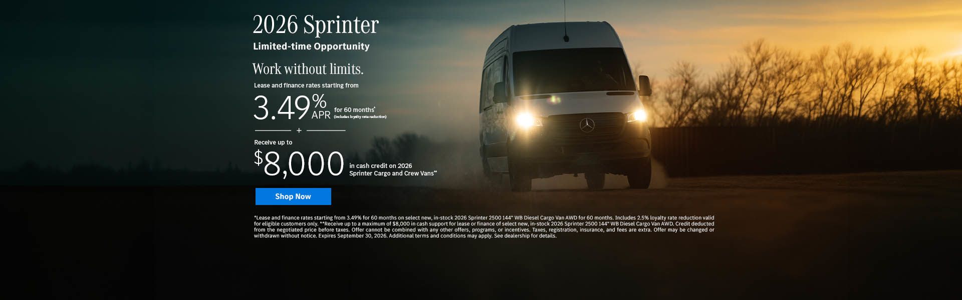 2026 Sprinter