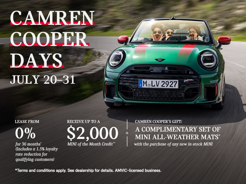 Camren Cooper Days | July 20–31