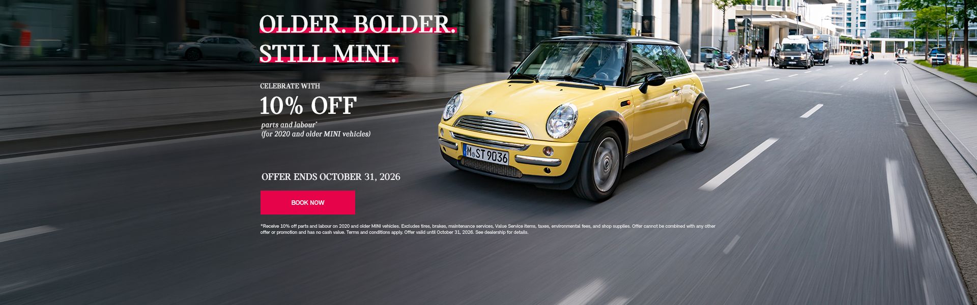 Older. Bolder. Still MINI.