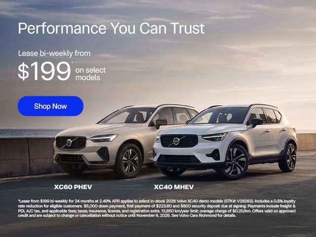 Performance You Can Trust | XC60 PHEV & XC40 PHEV