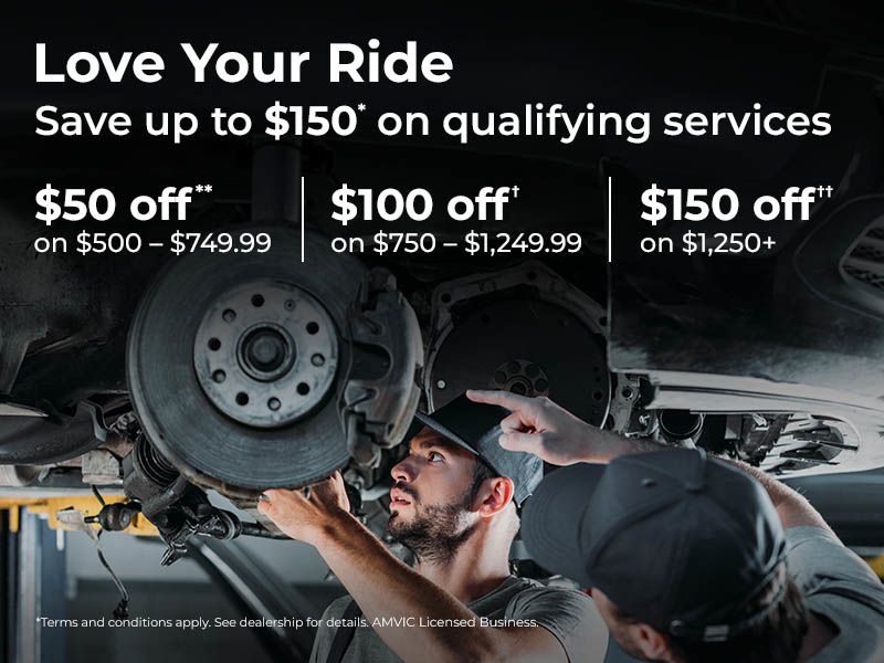 Love Your Ride | Save up to $150 on qualifying services