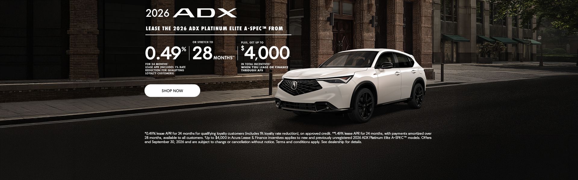 Command the Moment | 2026 ADX