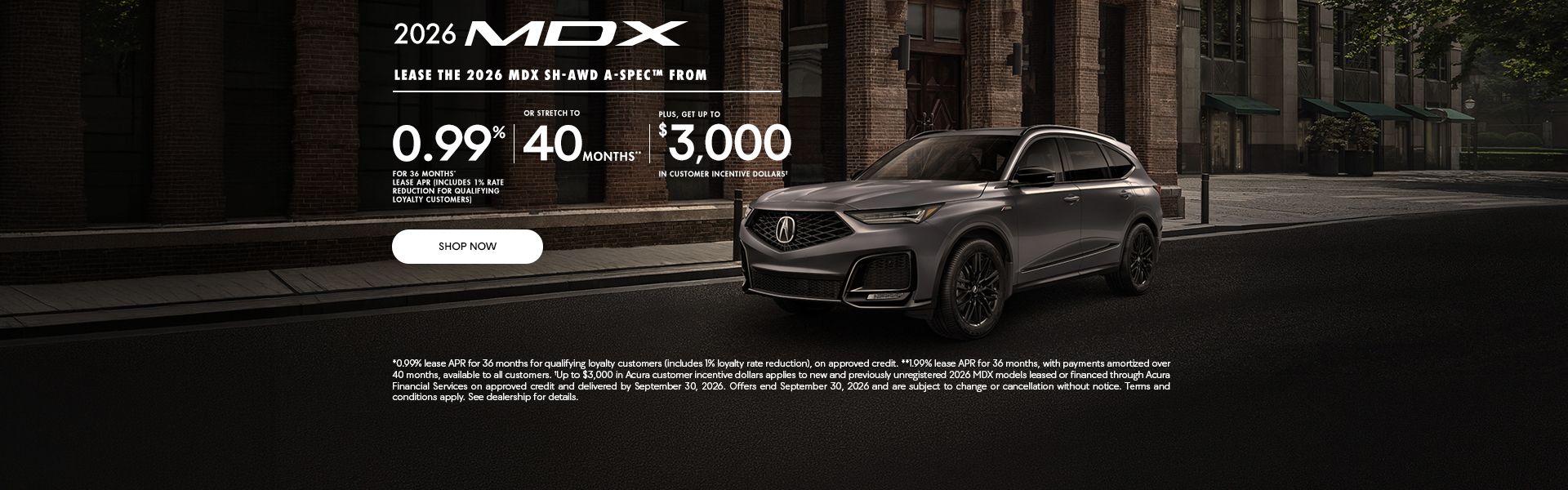 Command the Moment | 2026 MDX