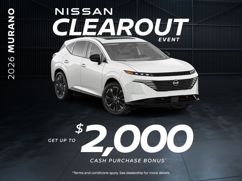 Nissan Clearout Event | 2026 Murano