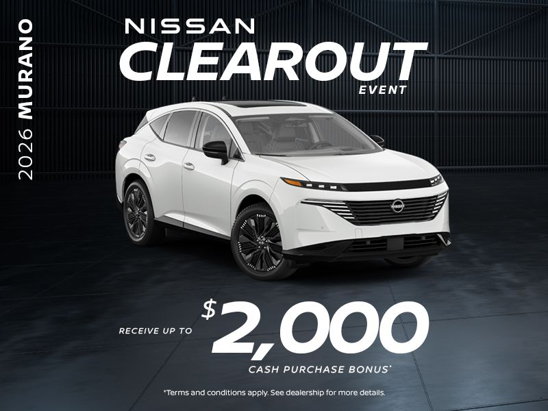 Nissan Clearout Event | 2026 Murano