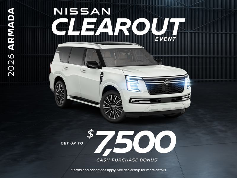 Nissan Clearout Event | 2026 Armada