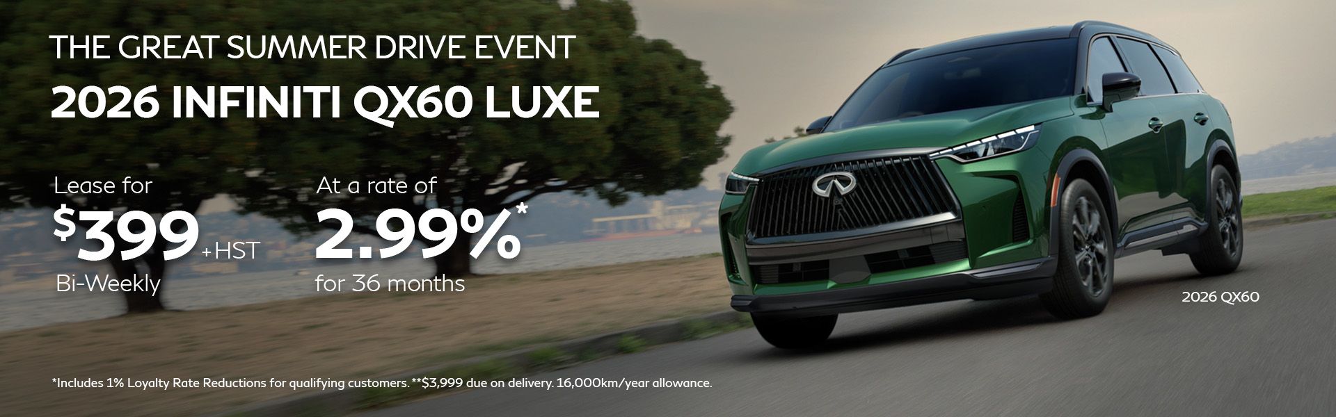 2026 QX60 - August Offers