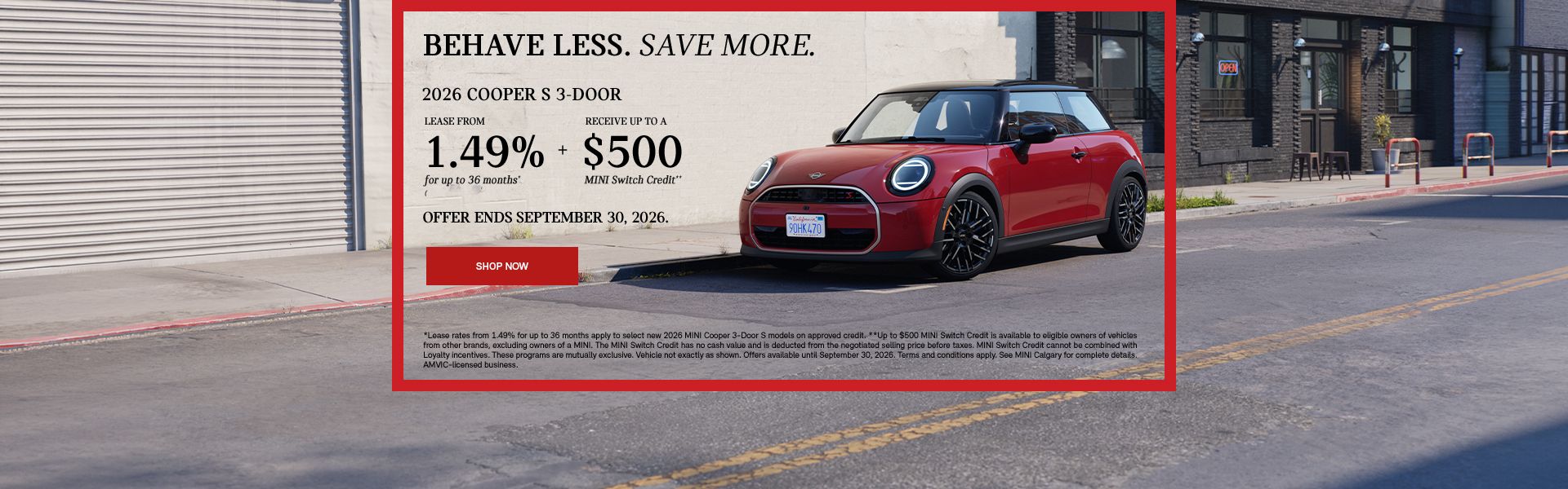 2026 Cooper S 3-Door