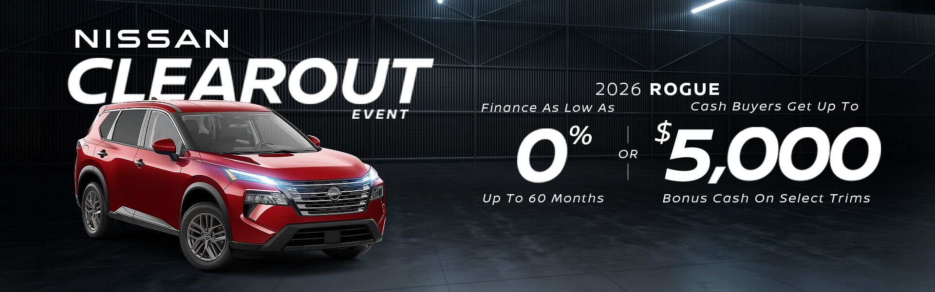 2026 Rogue - August Offers