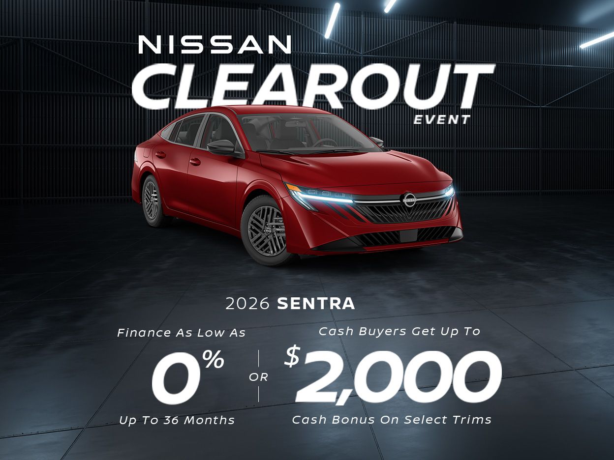 2026 Sentra - August Offers