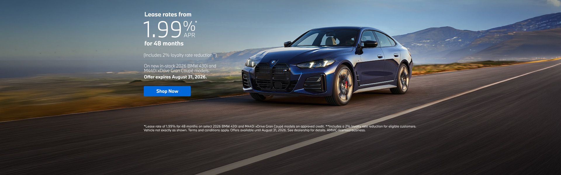 2026 BMW 430i and M440i xDrive Gran Coupé