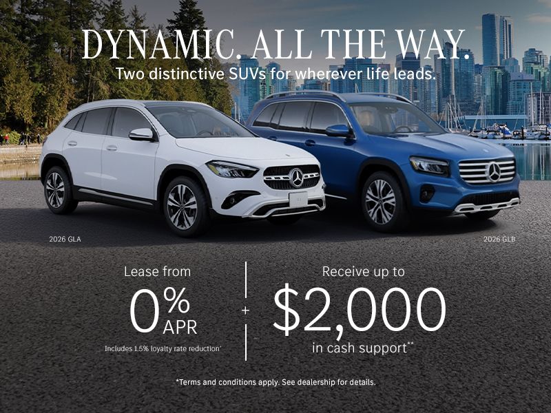 Dynamic All The Way | 2026 GLA & GLB