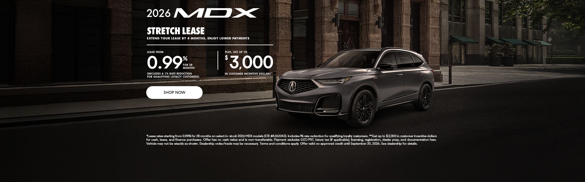 Command the Moment | 2026 MDX