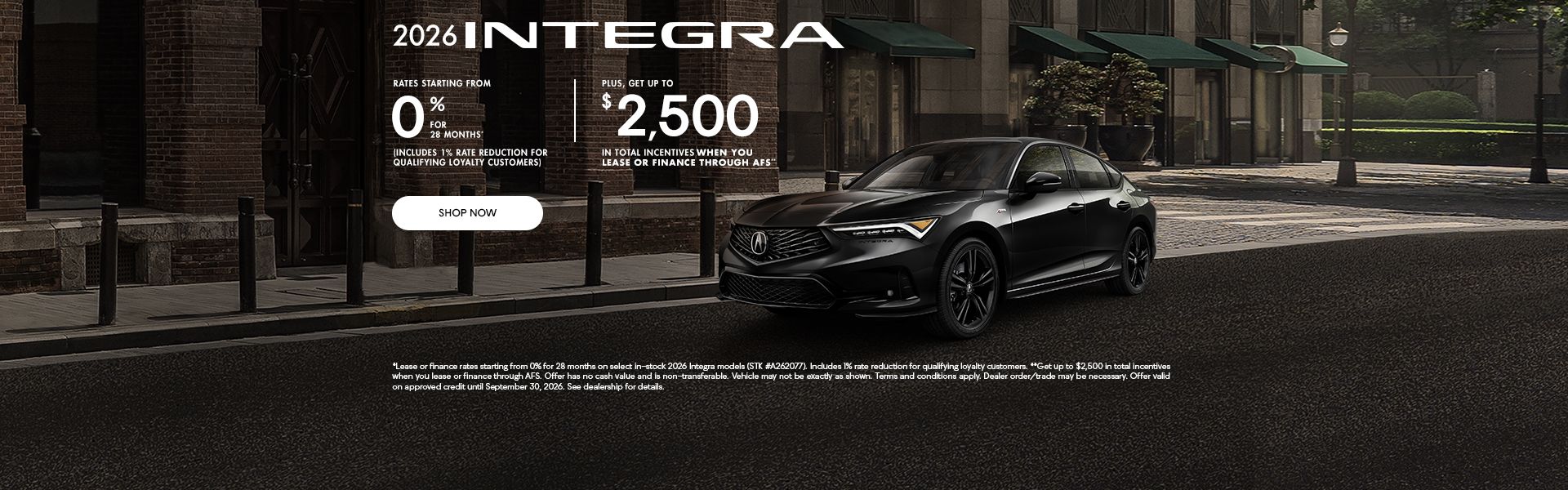 Command the Moment | 2026 Integra