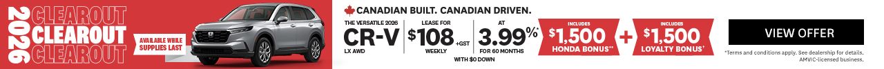 2026 Clearout | 2026 CR-V LX AWD