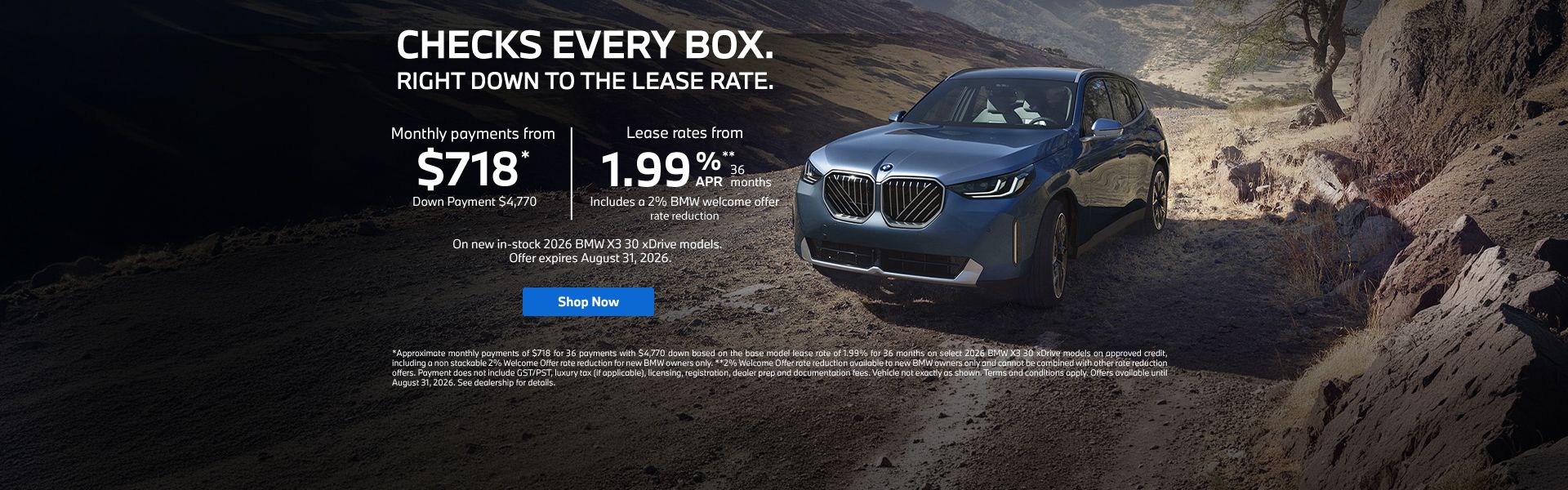 CHECKS EVERY BOX. RIGHT DOWN TO THE LEASE RATE - X3
