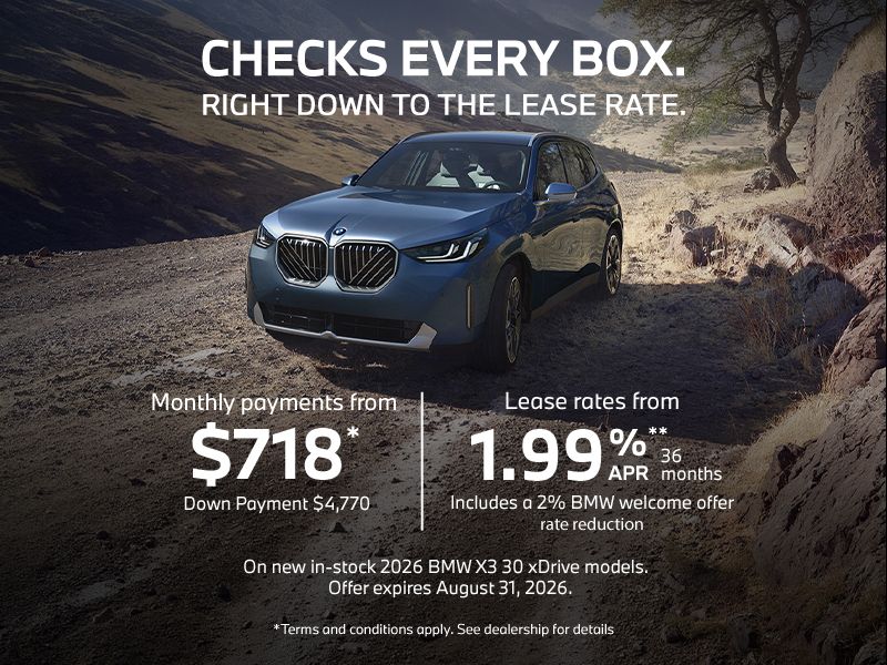 CHECKS EVERY BOX. RIGHT DOWN TO THE LEASE RATE. | 2026 X3