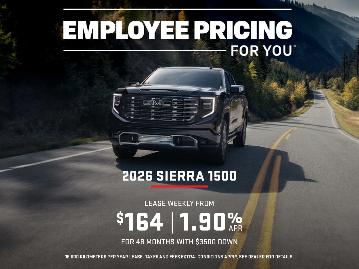 Get the 2026 GMC Sierra 1500
