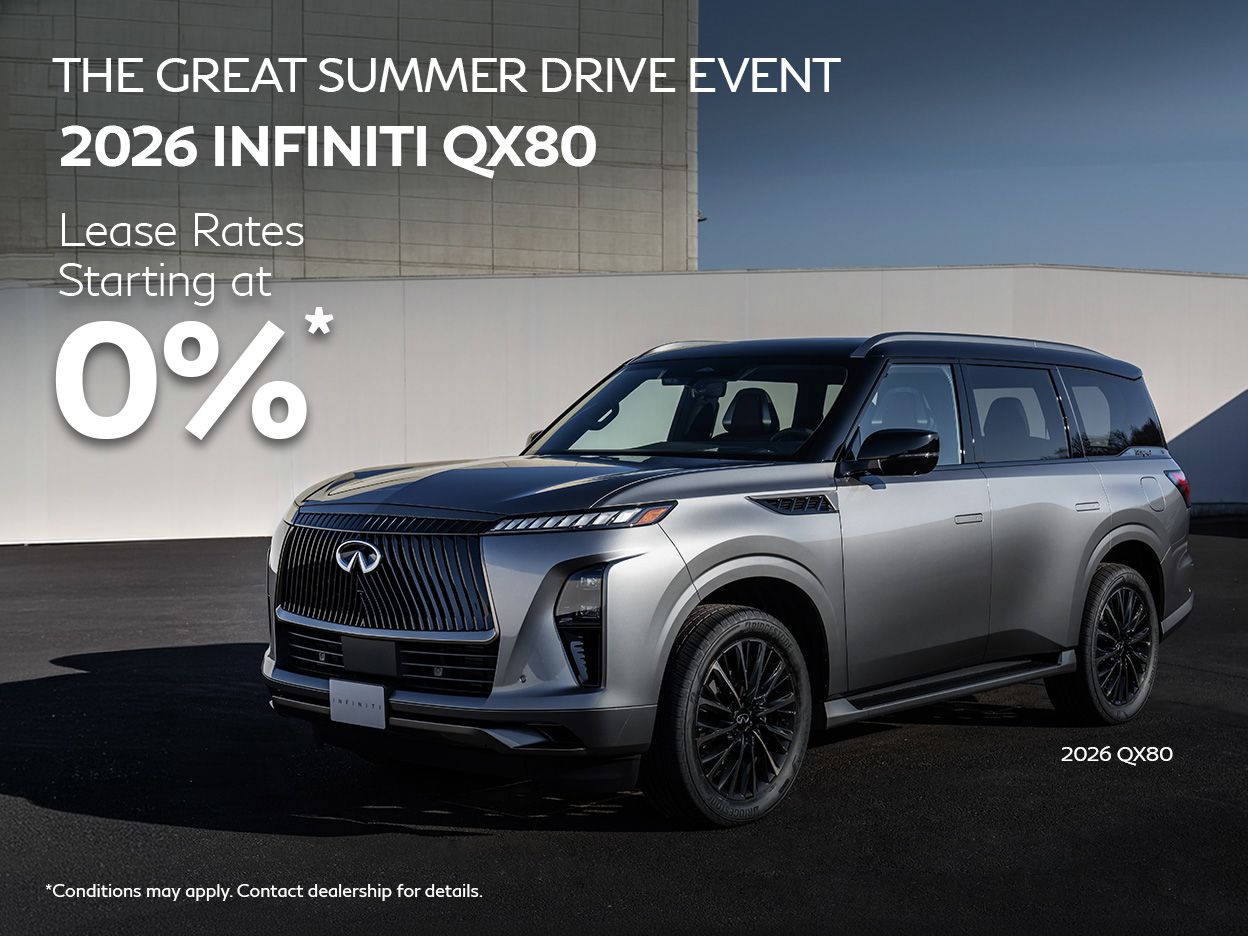 2026 QX80 - August Offers