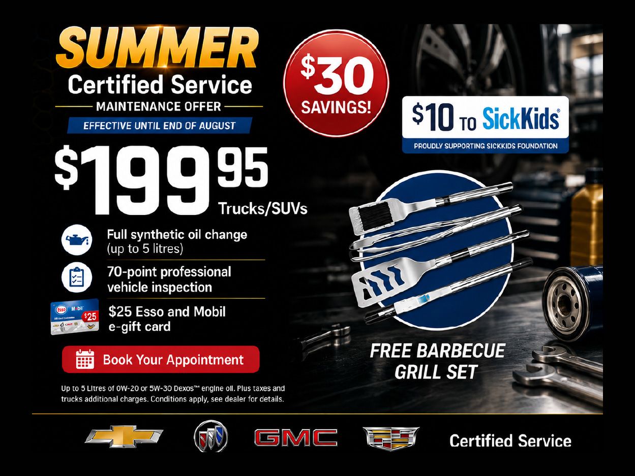 Summer Certified Service for Trucks/SUVs