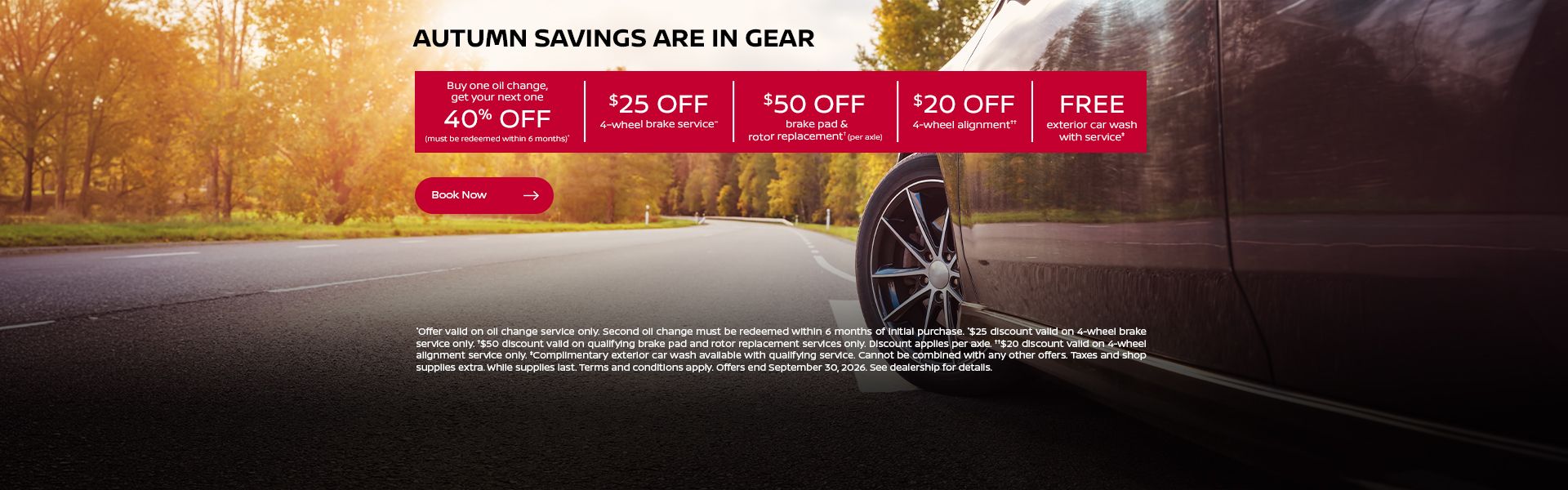Autumn Savings are in Gear