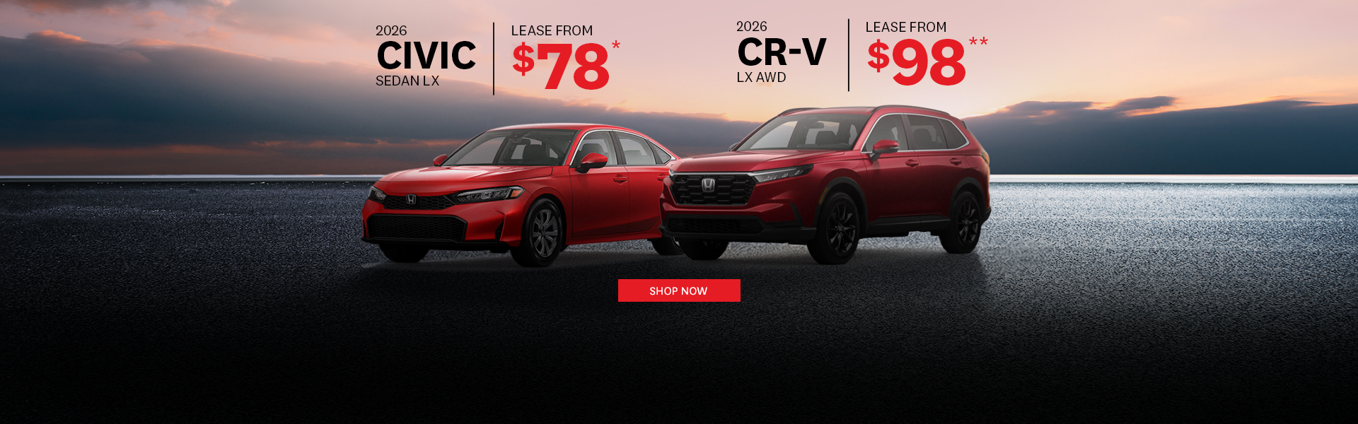 Your next Honda starts here