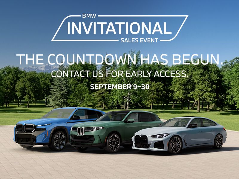 BMW Invitational Sales Event | September 9–30
