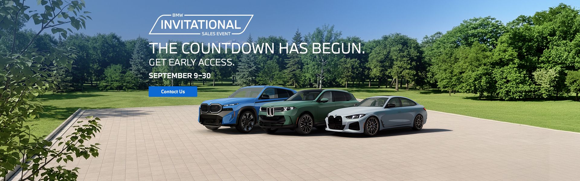 BMW Invitational Sales Event | September 9–30