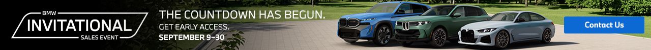 BMW Invitational Sales Event | September 9–30 (Copy)
