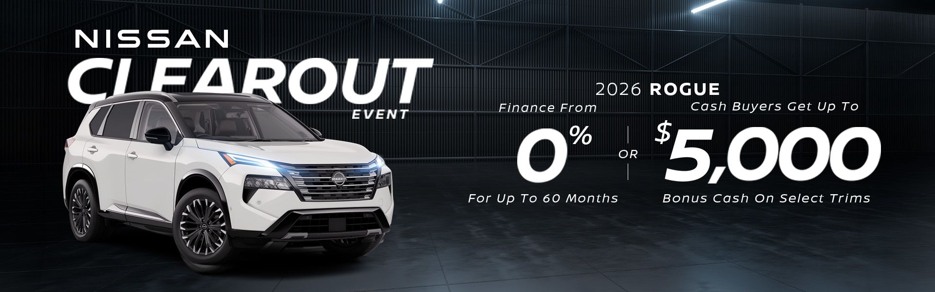 2026 Rogue - September Offer