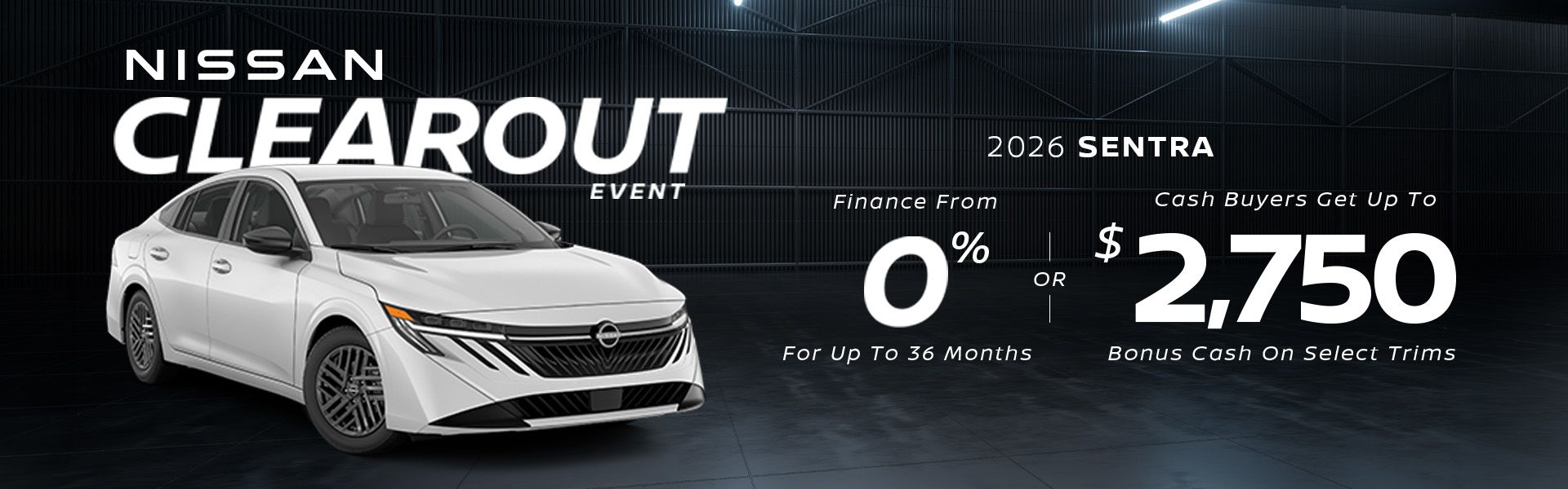2026 Sentra - September Offer