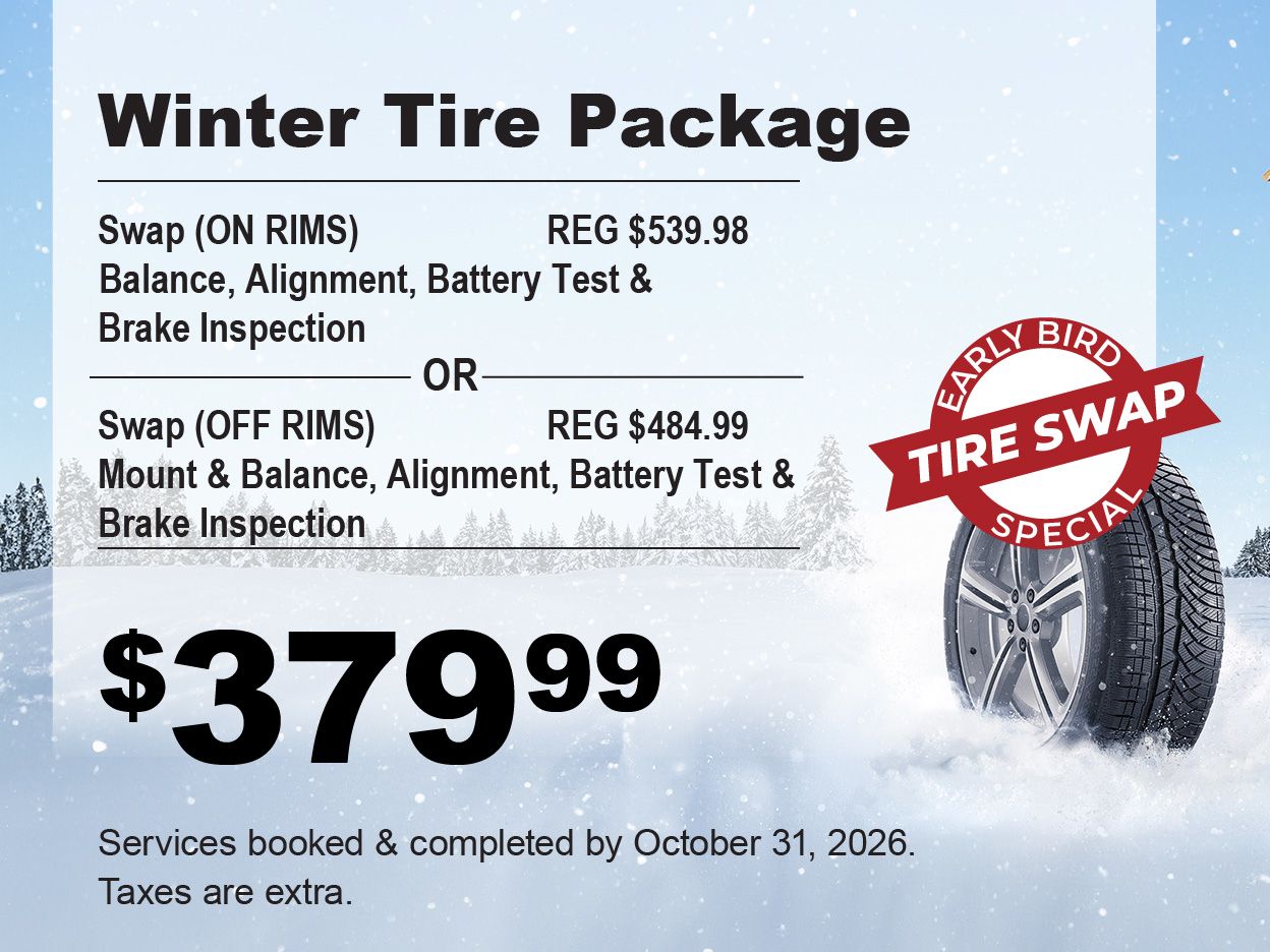 Early Bird Winter Tire Swap Special