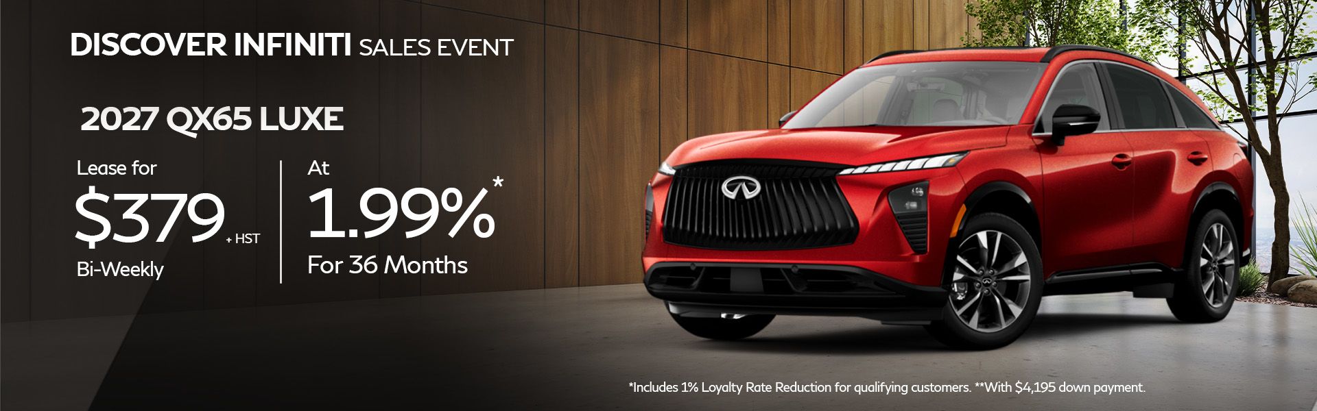 2027 QX65 - September Offers