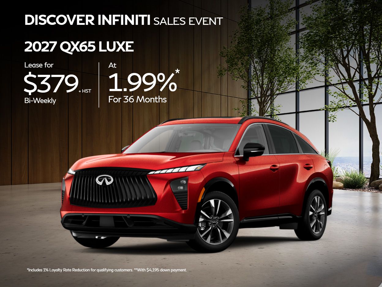 2027 QX65 - September Offers