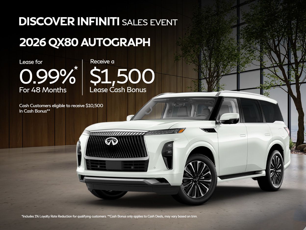 2026 QX80 - September Offers