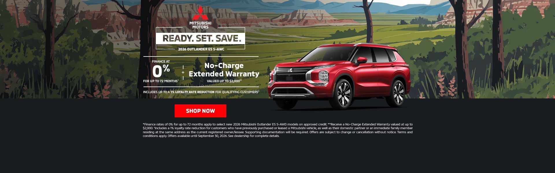 2026 Outlander ES S-AWC