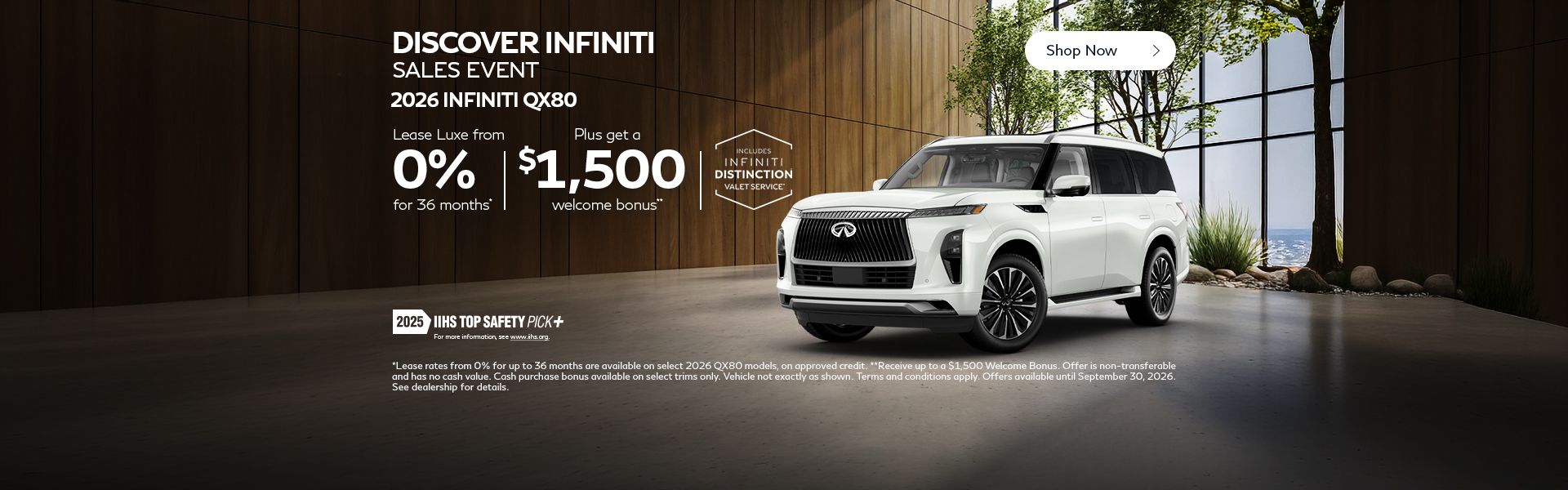 Discover INFINITI Sales Event | QX80