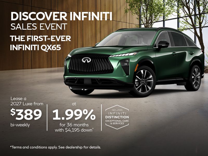 Discover INFINITI Sales Event | The First-Ever 2027 QX65