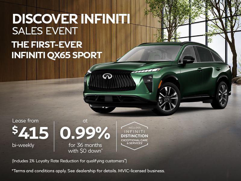 Discover INFINITI Sales Event | The First-Ever 2027 QX65 Sport