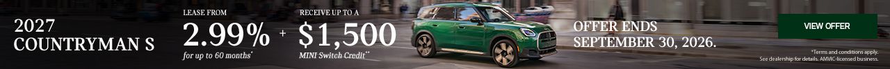 Behave Less. Save More. | 2027 Countryman S