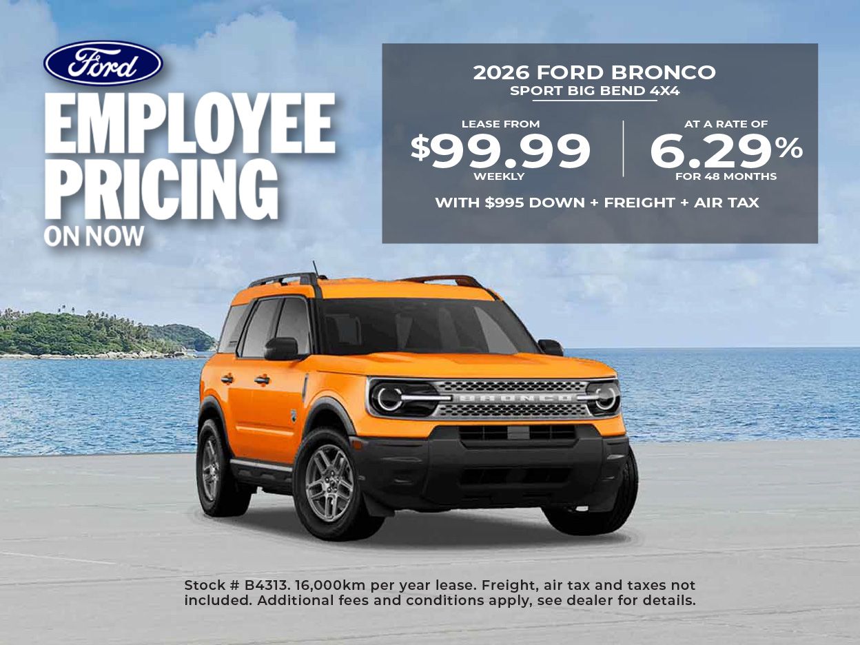 Get the 2026 Bronco Sport!