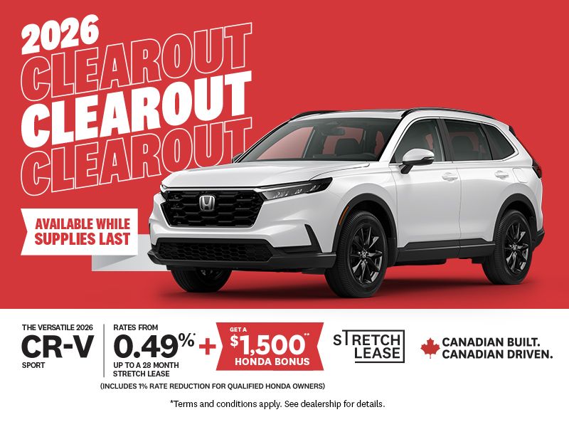 2026 Clearout | 2026 CR-V Sport