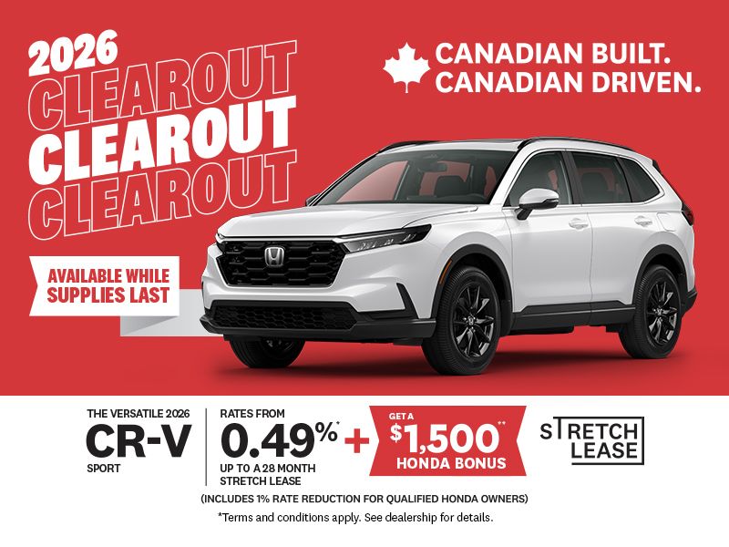 2026 Clearout | 2026 CR-V Sport