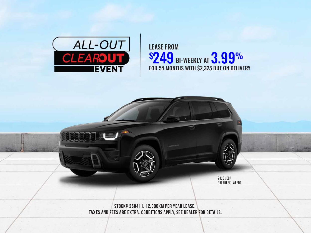 Get the 2026 Jeep Cherokee!